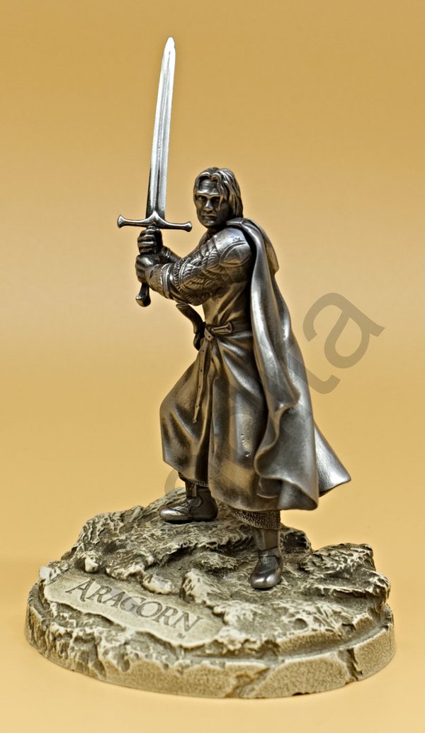 Aragon - Aragorn- Signore degli anelli - figurini in peltro - Herr der Ringe Zinnfiguren